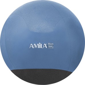 Μπάλα Γυμναστικής AMILA GYMBALL 65cm με Βάρος στην Βάση