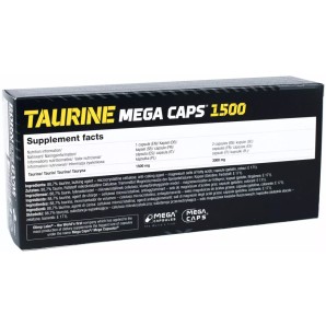 Taurine Mega Caps 1500 (120caps)