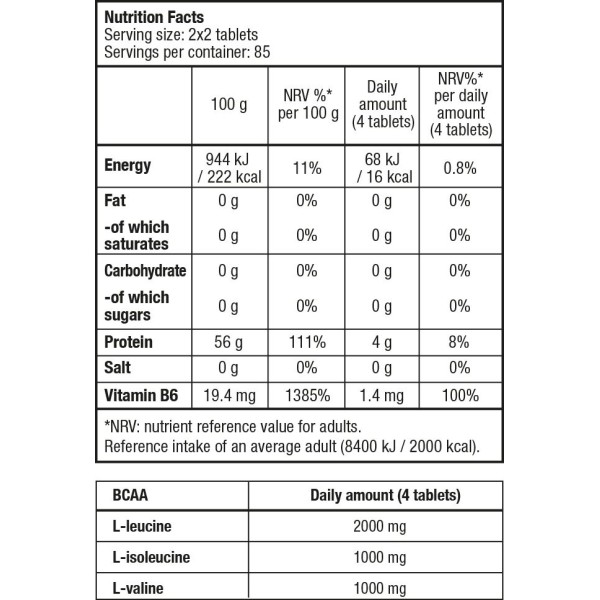 BioTech Usa BCAA+B6 (340 Tabs)