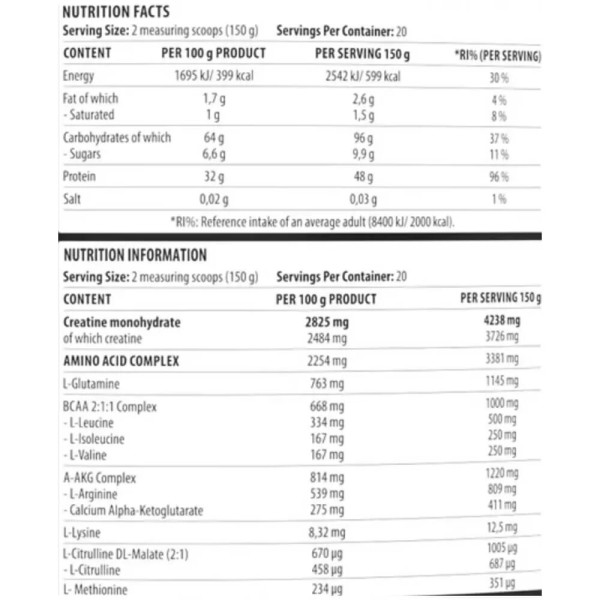 Game Changer Mass (3000gr) 