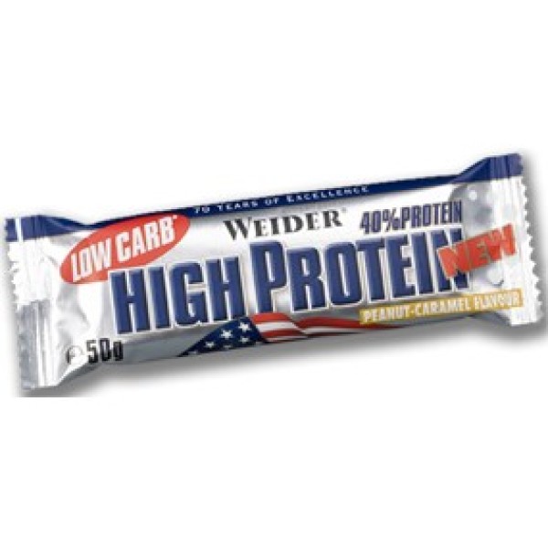 High Protein Bar 24 x 50gr Chocolate Weider