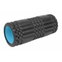 Foam Roller Plexus Φ14x33cm Μαύρο/Γαλάζιο